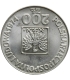 200 zł, srebrna moneta XXX lat PRL, mapka