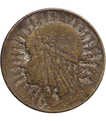5 złotych głowa kobiety 1934, stan 4
