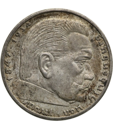 2 marki niemieckie Hindenburg 1939