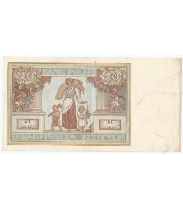 20 złotych 1931, CN., stan 3/3+