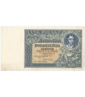 20 złotych 1931, CN., stan 3
