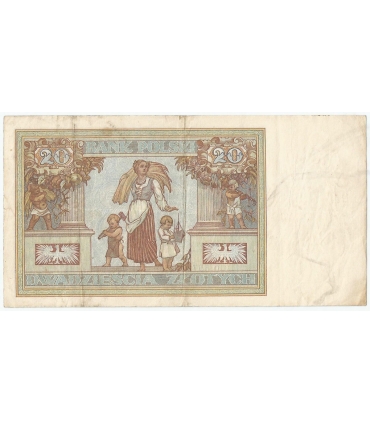 20 złotych 1931, CO., stan 3