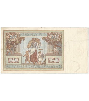 20 złotych 1931, CE., stan 2-/3+