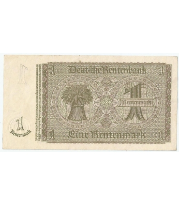 Niemcy 1 Rentenmark 1937 – 1937 roku, 1-