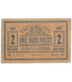 Tarnobrzeg – 2 marki polskie 03.02.1920, B, st. 4, ładny