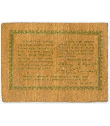 Wilno – 1 marka polska 1920, Wileński Bilet Bankowy