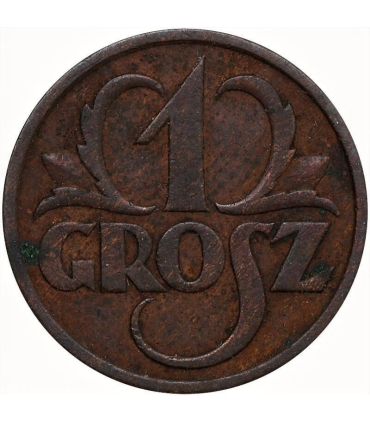1 grosz, 1937, stan 3+