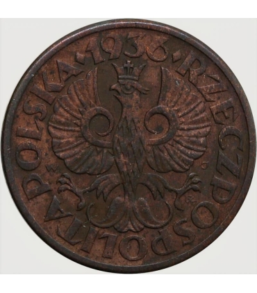 1 grosz 1936, stan 2+