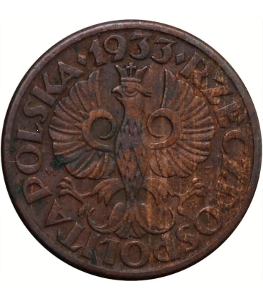 1 grosz 1933, stan 2-