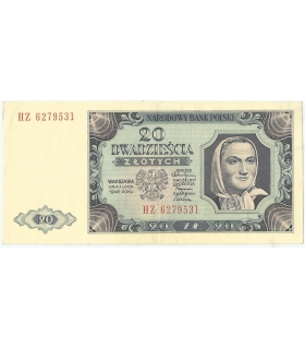 20 zł 1948, seria HZ stan 2-