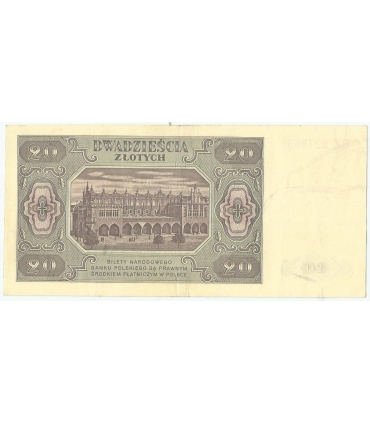 20 zł 1948, seria HZ stan 2-