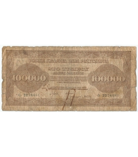 100000 marek polskich 1923, st. 4/4-