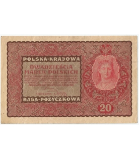 20 marek polskich (PKKP) 1919, stan 2-, II serja EP