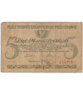 5 marek polskich 17 maja 1919, Seria IC, stan 5