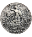 Medal XXV lat odbudowanego Starego Miasta Warszawa 1953-1978