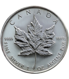Kanada 5 dolarów Liść klonowy, 2008, Ag999, 1Oz, certyfikat