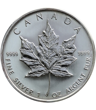 Kanada 5 dolarów Liść klonowy, 2008, Ag999, 1Oz, certyfikat