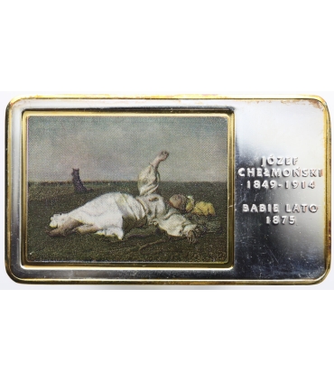 Medal Józef Chełmoński - Babie Lato (Arcydzieła Malarstwa Polskiego)