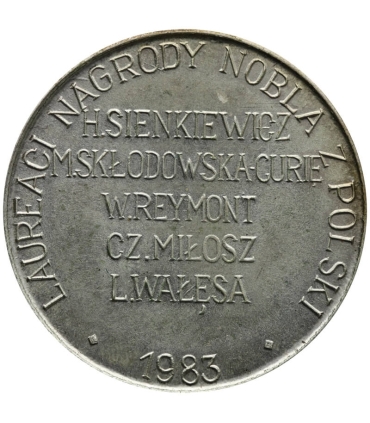Medal Lech Wałęsa, Pokojowa Nagroda Nobla, 1983