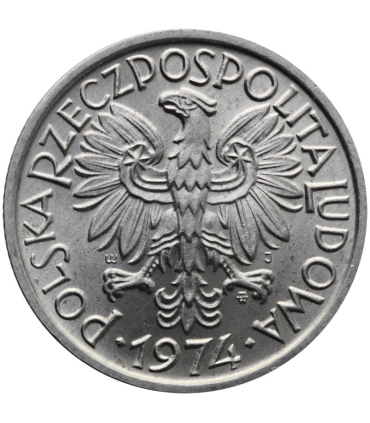 2 zł Jagody, 1973, stan 1, piękny połysk z rolki