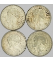 LOT 4 x 2 złote głowa kobiety 1932, 1933, 1934