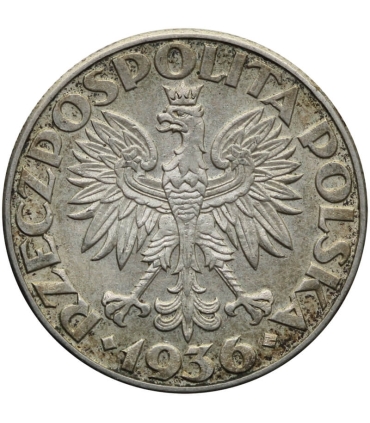 2 zł Żaglowiec 1936, stan 2