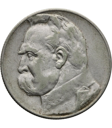 5 złotych Piłsudski 1935, stan 3