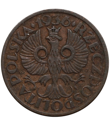 1 grosz 1936, stan 2+