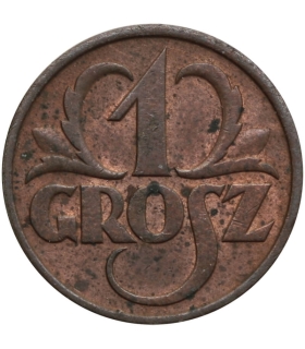 1 grosz, 1937, stan 3+