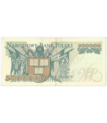 500000 zł Henryk Sienkiewicz 1990, seria C, stan 2/2+
