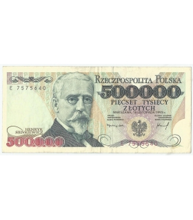 500000 zł Henryk Sienkiewicz 1993, seria K, stan 3
