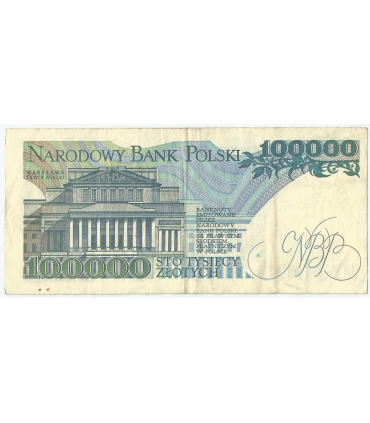 100000 zł Stanisław Moniuszko 1990, seria BD stan 3
