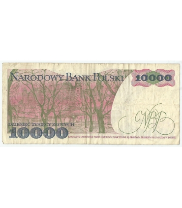 10000 zł Stanisław Wyspiański 1988, seria DS, stan 3/3-