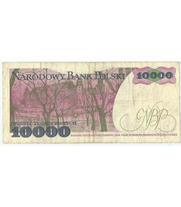 10000 zł Stanisław Wyspiański 1988, seria CB, stan 3
