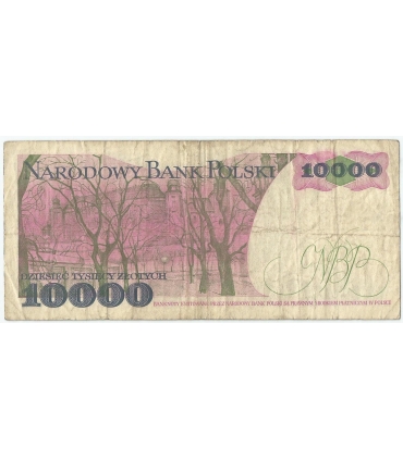 10000 zł Stanisław Wyspiański 1988, seria BS, stan 3/3-