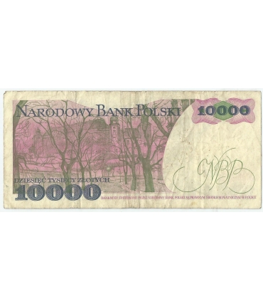 10000 zł Stanisław Wyspiański 1988, seria BY, stan 3/3-