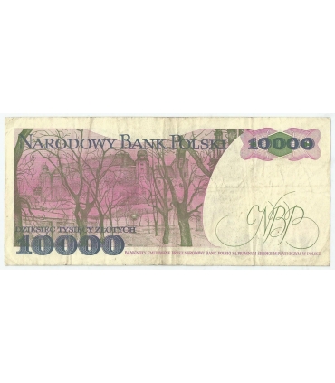 10000 zł Stanisław Wyspiański 1988, seria BS, stan 3/3-