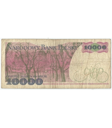 10000 zł Stanisław Wyspiański 1988, seria BA, stan 3/3-