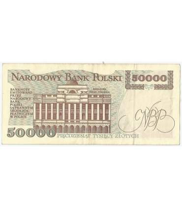 50000 zł Stanisław Staszic 1993, seria S stan 3