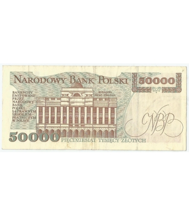 50000 zł Stanisław Staszic 1993, seria P stan 3