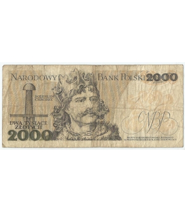 2000 zł Mieszko i Chrobry, 1979, seria AR, stan 4+