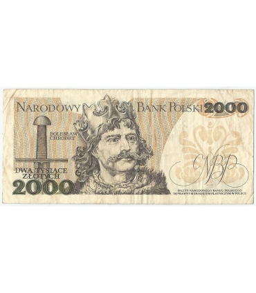 2000 zł Mieszko i Chrobry, 1979, seria CD, stan 3-