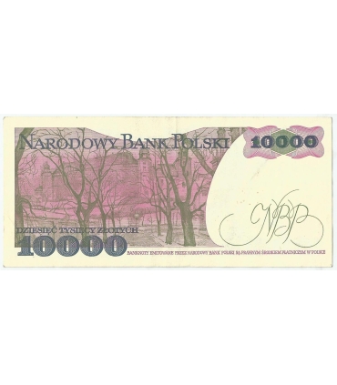 10000 zł Stanisław Wyspiański 1988, seria CK, stan 2/2-