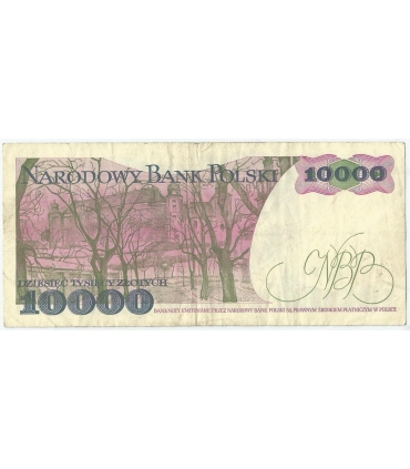 10000 zł Stanisław Wyspiański 1988, seria BY, stan 3/3-