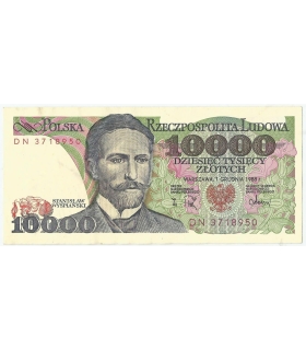 10000 zł Stanisław Wyspiański 1988, seria DN, stan 2