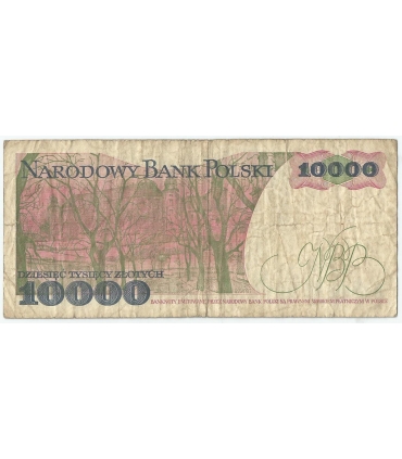 10000 zł Stanisław Wyspiański 1988, seria DP, stan 3-/4+