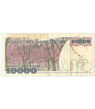 10000 zł Stanisław Wyspiański 1988, seria CP, stan 3/3-