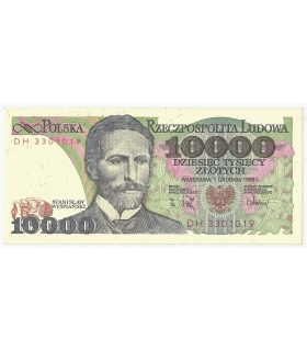 10000 zł Stanisław Wyspiański 1988, seria DH, stan 2