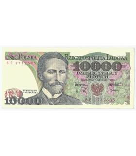 10000 zł Stanisław Wyspiański 1988, seria BE, stan 3/3+