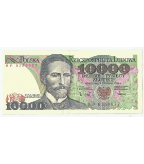 10000 zł Stanisław Wyspiański 1988, seria BP, stan 3/3+
